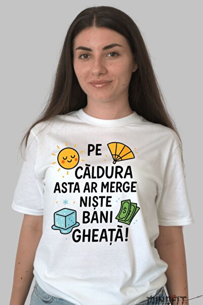 GILDAN Tricou Cu Mesaj Amuzant Bani Gheata