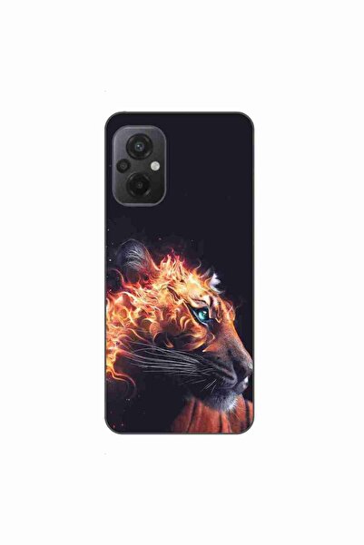 OEM Case compatible with Xiaomi Poco M5 Silicon Gel Tpu Flameborn Tiger Pattern