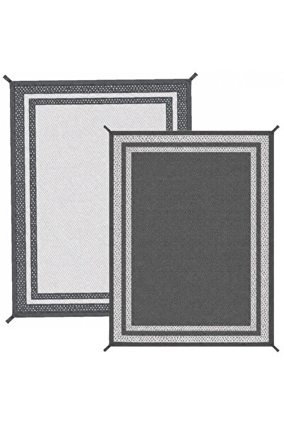 zola Double-sided outdoor Rug , 120 x 180 cm, Waterproof, gray