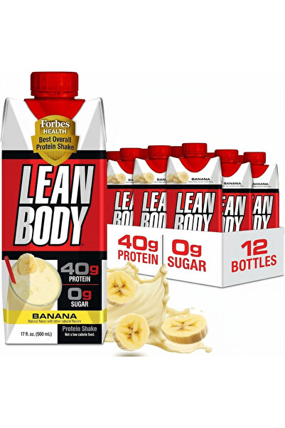 Labrada Nutrition مشروب بروتين لابرادا ليين بودي بنكهة الموز جاهز للشرب، عبوة...