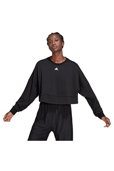 adidas Womens Aeroready Studio Loose Sweatshirt XL
