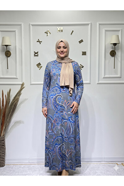 ModaMinar فستان نسائي بنمط شال للموسم الجديد مقاس كبير