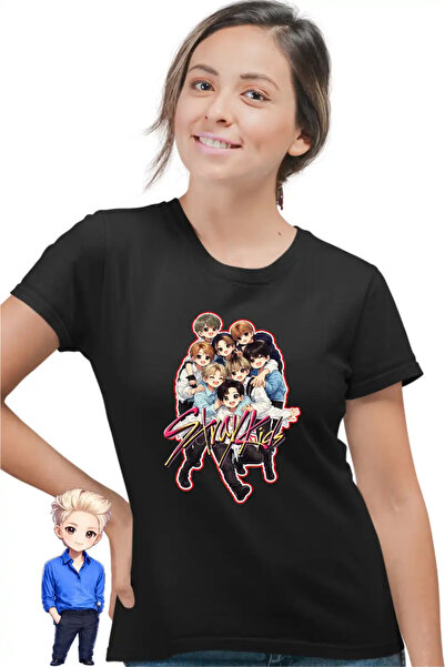 OEM μπλουζάκι Stray Kids Εμπορεύματα Άνιμε K-pop Κορεάτικο