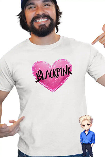 OEM Μπλουζάκι BlackPink Καρδιά K-pop Εμπορεύματα