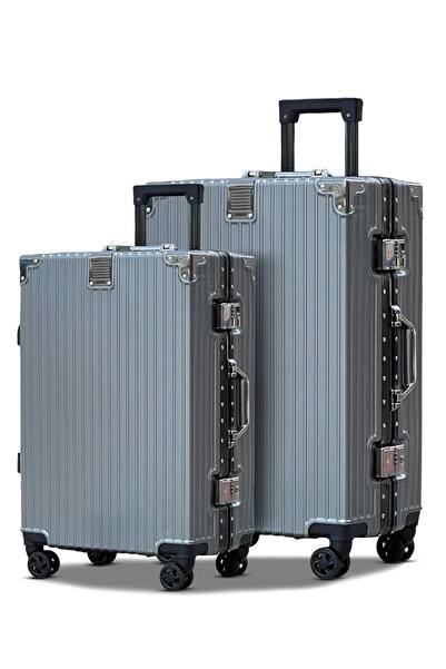 ZAAPPY Aluminum Frame Unbreakable Luggage 2Pcs Set (20/24 Inch) Polycarbonate...