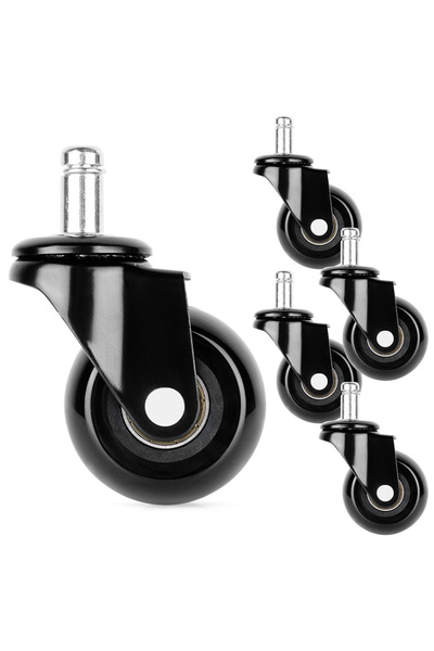 Vilde Role din cauciuc pentru scaun de birou, pachet de 5, 11 mm