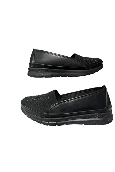 Ayzen - Women's Black Orthopedic Sole Casual Stylish Shoes