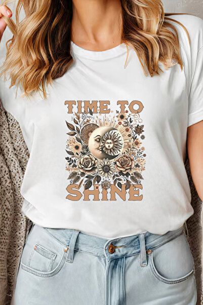 Sarah's Boutique Women's T-shirt – 100% cotton – Time Shine
