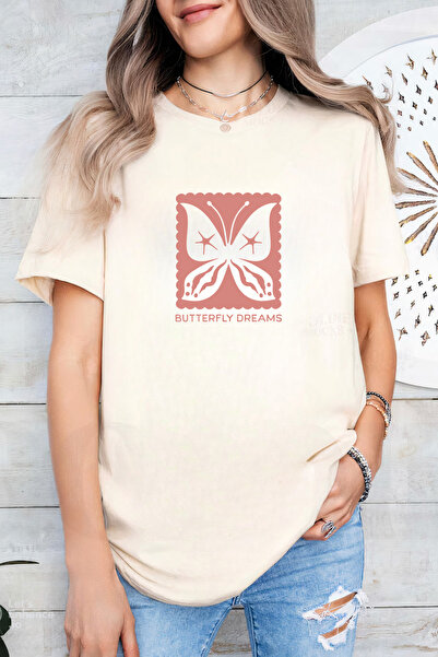 Sarah's Boutique Women's T-shirt – 100% cotton – Butterfly Dreams