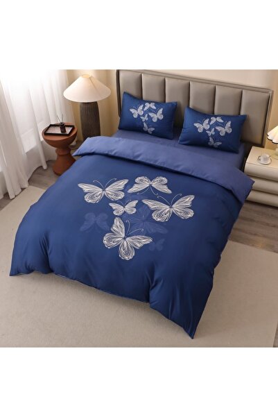 Edormitor Set de lenjerie de pat 5D Finet din 4 piese cu cearșaf elastic - Fl...