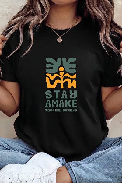 Sarah's Boutique Women's T-shirt – 100% cotton – Stay Awake