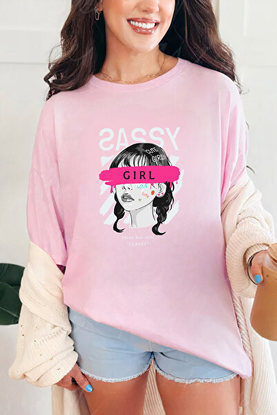 Sarah's Boutique Women's T-shirt – 100% cotton – Cute Girl