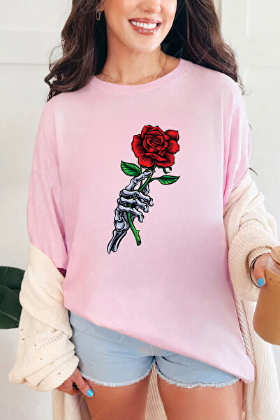 Sarah's Boutique Women's T-shirt – 100% cotton – Dark Rose