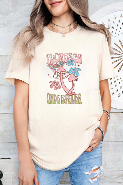 Sarah's Boutique Women's T-shirt – 100% cotton – Floresca Onde