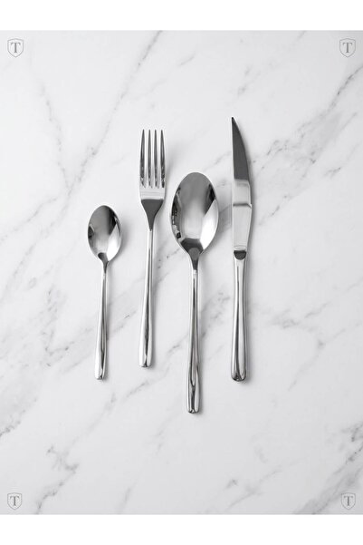 ALTCEVA Set tacamuri Silver, inox, 24 piese