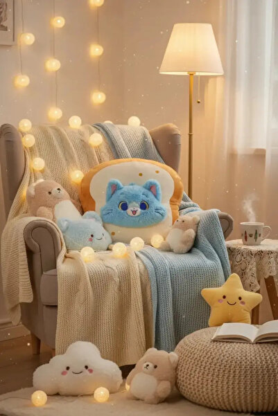 Miniso Licensed Tom and Jerry Soft Decorative Plush Pillow with Gokko Figure ...