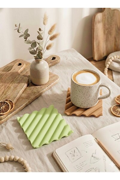 Gamy Crafts Set of 2 Aesthetic Wavy Coasters |   Modern Pinterest Coasters | ...