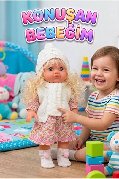 Tıfıl Toys Lucia Girl Konuşan 35 cm - Etkileşimli Kolları Bacakları ve Kafası...