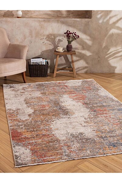 Derya Home Arven 3 Vintage Eskitme Desen Premium Modern Salon Halısı