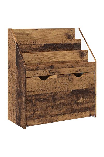 vidaxl Raft pentru copii Lemn vechi 60 x 29,5 x 69 cm Lemn compozit