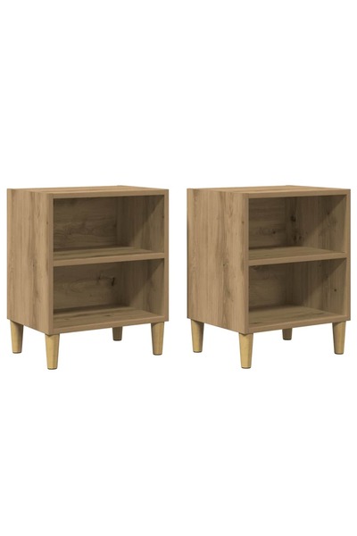 vidaxl Noptiere 2 buc Stejar artizanal 40x30x50 cm Lemn prelucrat