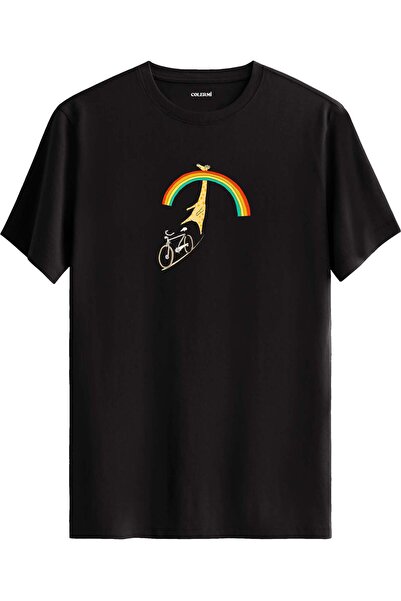 Colermi Giraffe on a Bicycle T-Shirt