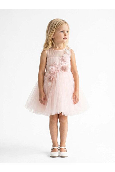 MONİTA Girl's Summer Evening Dress 1-5 Years Old 3486