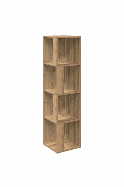 vidaxl Dulap colțar, Stejar artizanal, 33x33x132 cm, lemn prelucrat
