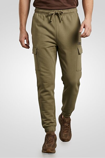 UMBRO Men Sportswear Fit Outdoor Sweatpants, Olive
