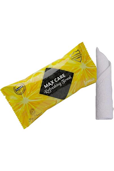 Maxcare LEMON Refreshing Towel, Pack of 50 Pcs - Premium Quality. Ideal for G...