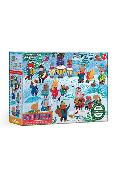 Eeboo 20 Parça Yapboz - Yumis Winter Carols