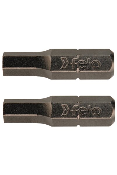 FELO Set 2 biți cu profil industrial HEX, C6.3, HX6.0, 25mm