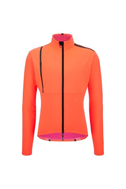 Santini Geacă de ciclism pentru bărbați Vega+-Orange-XL