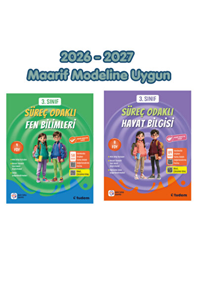 Tudem Yayınları Tudem 3.Sınıf Süreç Odaklı Fen Bilimleri - Hayat Bilgisi Soru...