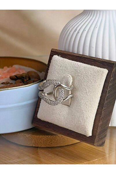 ANKA JEWELLRY ÇELİK INFINITY TASARIM ZİRKON TAŞLI KIKIRDAK KADIN KÜPE