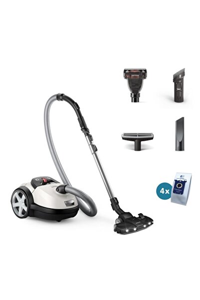 Philips Aspirator cu sac Performer Seria 8000 XD8142/12, 900 W, 4 L, HEPA, S-...