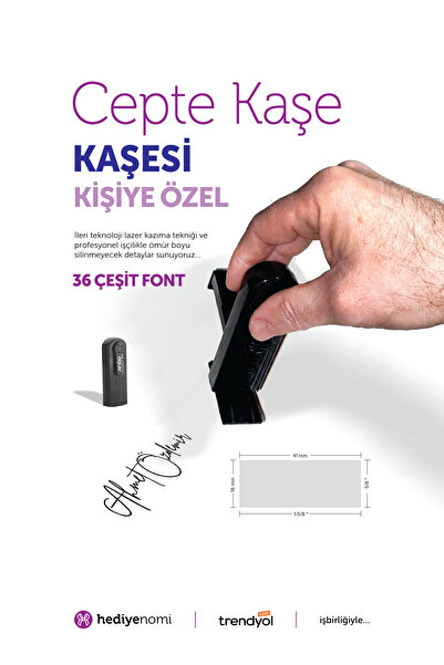 HEDİYENOMİ MühürMarket > Cep Kaşesi: İmza Kaşesi, İmza Fontu ile Kaşe - İsme ...