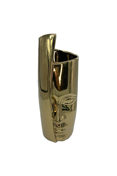 velve Vaza Venus Face, Gold, Auriu