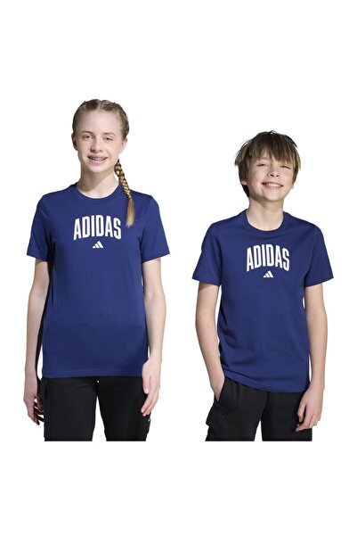 adidas Παιδικό Κοντομάνικο Μπλουζάκι: Μπλουζάκι με Κολεγιακό Σχέδιο 152