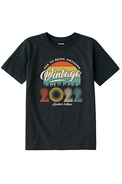 Colermi Vintage Kids' T-Shirt – 2022 Birth Year Design