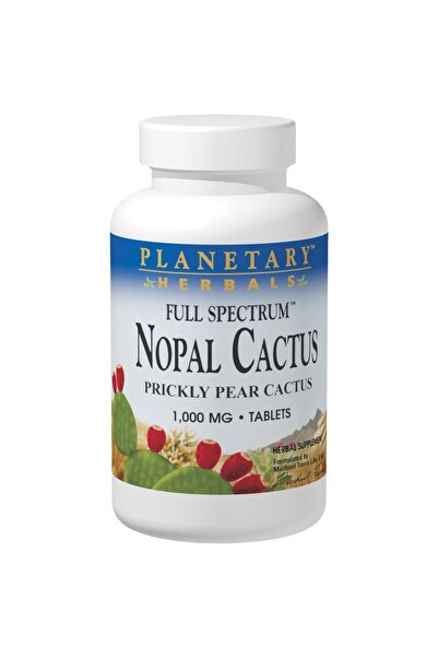 Planetary Herbals Nopal Cactus Full Spectrum, 1000 mg, 60 Tablets