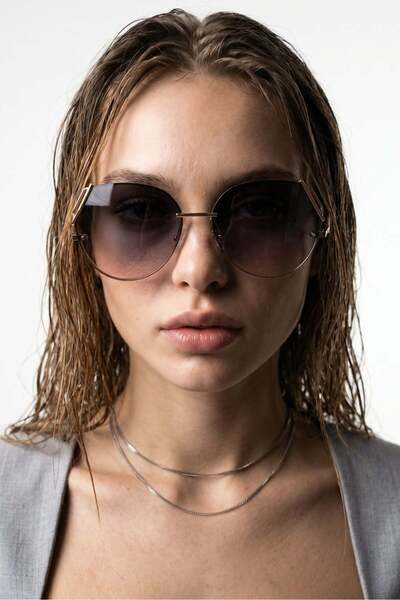 Bilge Karga Huterne Gold Black Orange Sunglasses