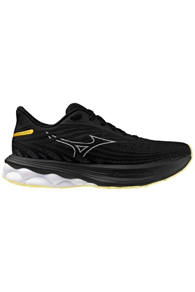 MIZUNO Pantofi de alergare pentru femei Wave Skyrise 6 FW 2025-Negru/Galben-3...