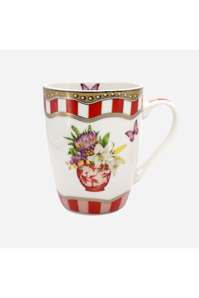 Lisa Minotti Puglia Red Porcelain Mug 350 ml