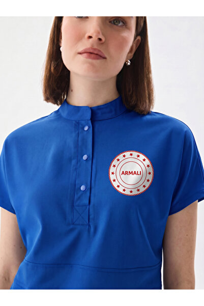 Class Üniforma Nova Arma Hediyeli Saks Blue Set de uniforme pentru personalul...