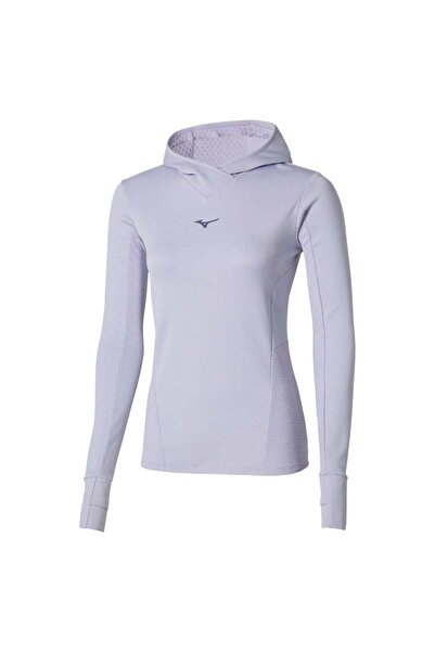 MIZUNO Bluză de alergare pentru femei Active Warm FW 2025-Albastru-L