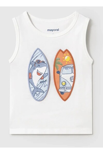 MAYORAL Erkek Bebek Kolsuz T-Shirt