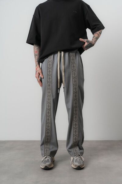 Respire Pantaloni de trening etnici largi, fumuriți