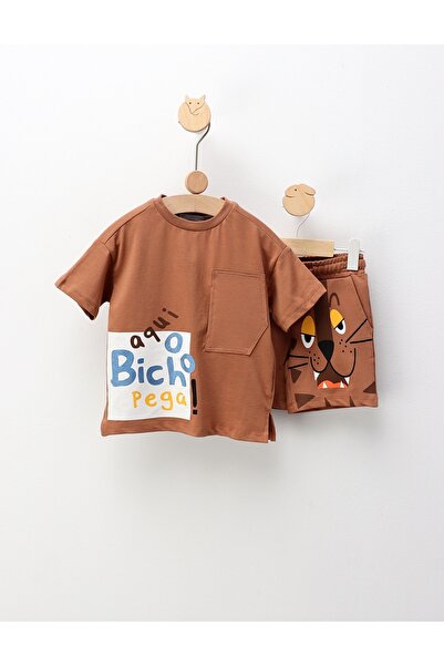 MiniKids Set de vara, Bichoo Pega, caramiziu