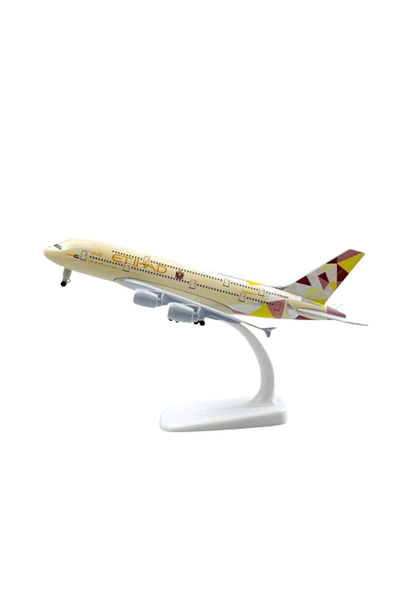 OEM Etihad Airways A380 airplane model, 20 cm, scale 1:250